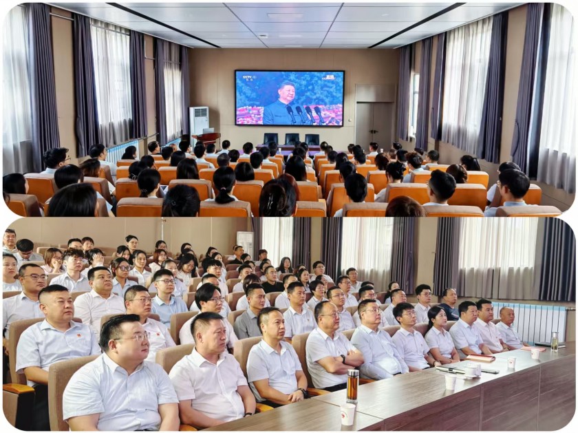 铭记铁血征程 共阅时代荣光/国资公司、工发集团组织全员观...